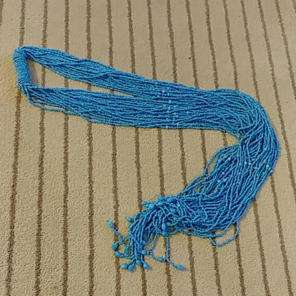 unbraided Accessories - Turquoise Beaded Belt